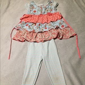 Bonnie Jean Little Girls Leggings Set